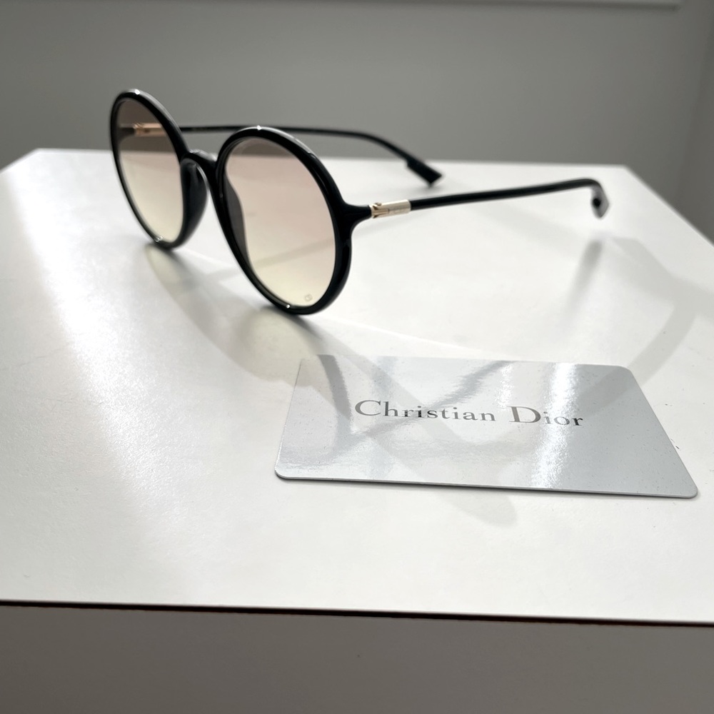 ***SOLD***Dior Brown Gradient Round Sunglasses
